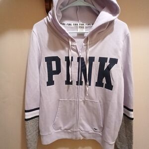 Victoria's Secret PINK Lavender and Gray Hoodie BRAND NEW